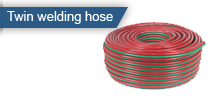 Twin welding hose