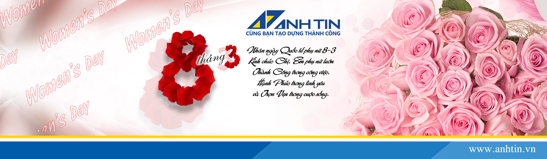 GỬI NGÀN LỜI CHÚC ĐẾN PHÁI ĐẸP MỪNG QUỐC TẾ PHỤ NỮ 8/3