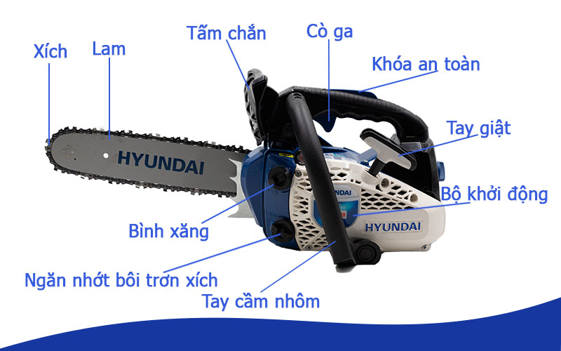 Máy cưa xích và 5 lưu ý quan trọng